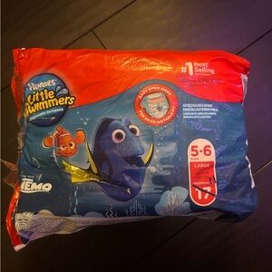 Huggies Little Swimmers Kids Swim Diapers - Blue and Red 11 count